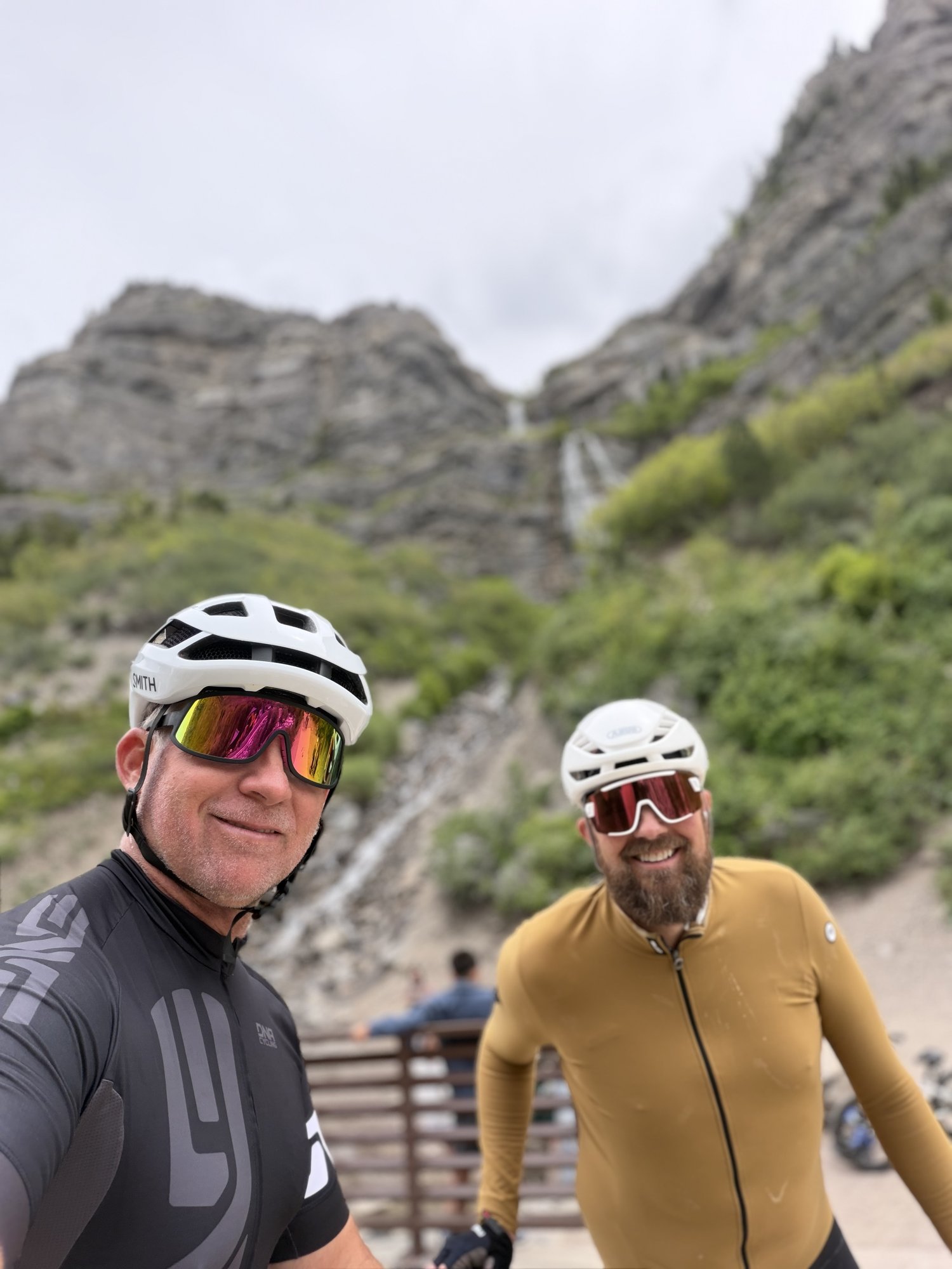 Seth and Ryan at Bridal Veil Falls