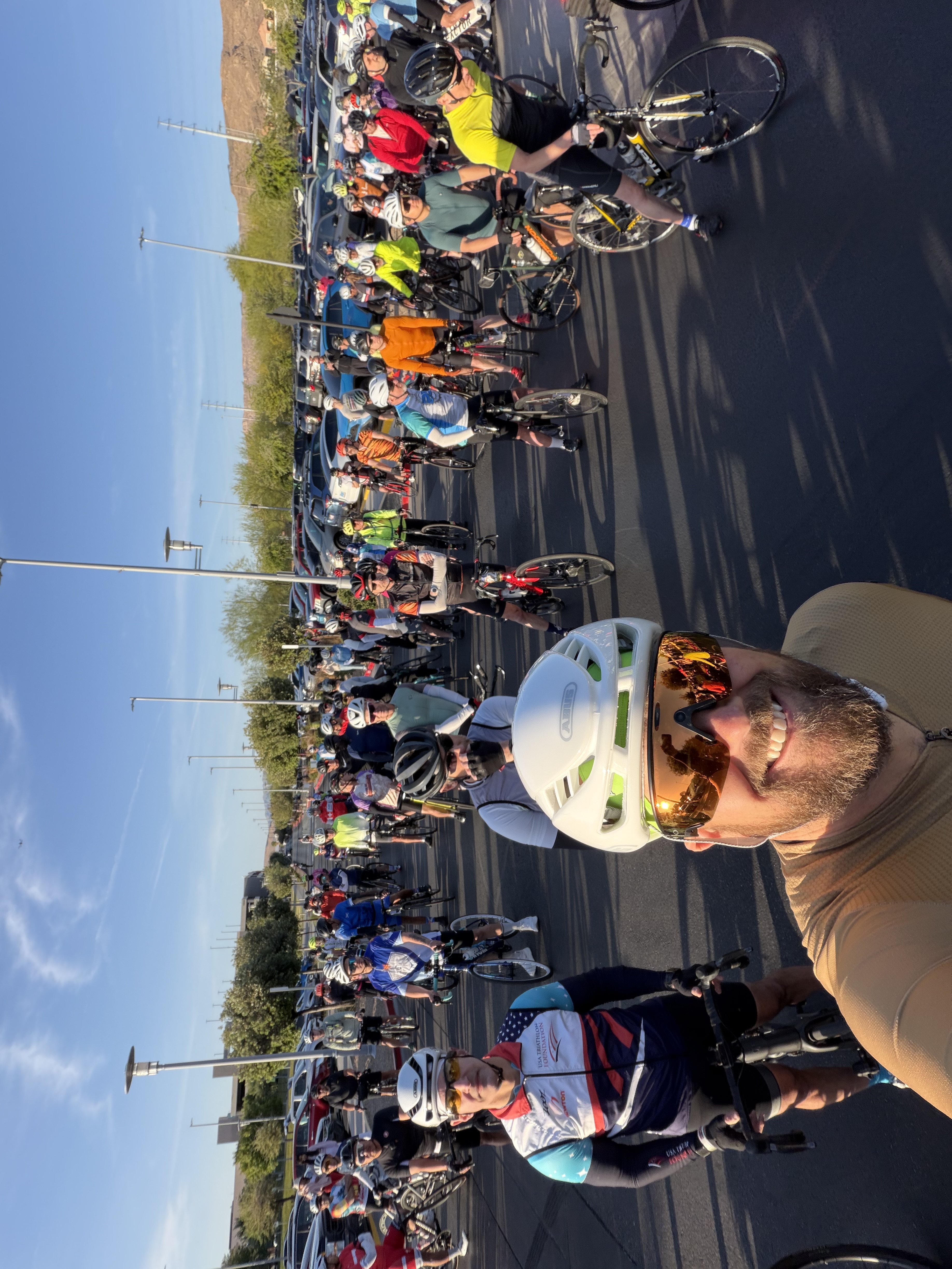 Selfie at the start line