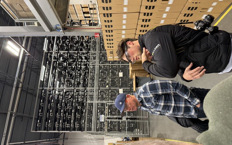 Team touring the ENVE factory