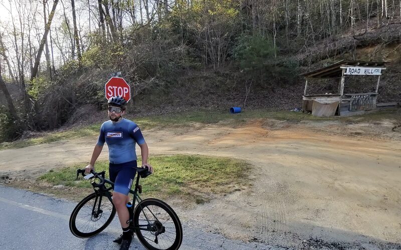 James doing ascent training in South Carolina