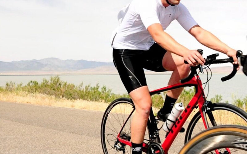 James in his first race